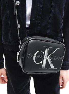 Bandolera Calvin Klein Sculped Camera Negro 