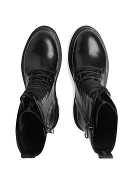 Botas Calvin Klein Flataform Mid Negro Para Mujer