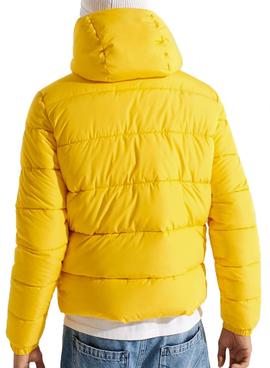 Chaqueta Superdry Hooded Puffer Amarillo Hombre