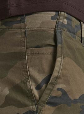 Pantalon Jack And Jones Paul Flake Camo Hombre