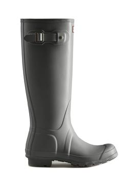 Bota Hunter Original Tall Gris Para Mujer