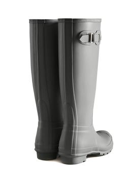 Bota Hunter Original Tall Gris Para Mujer