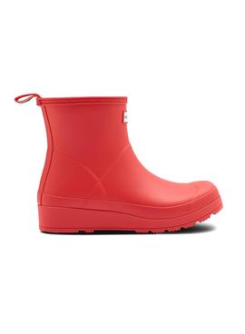 Bota Hunter Original Play Shor Rojo Para Mujer
