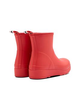Bota Hunter Original Play Shor Rojo Para Mujer