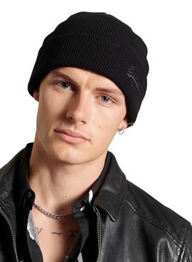 Gorro Superdry Vintage Logo Classic Negro Hombre