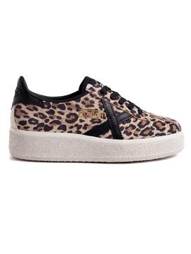 Zapatillas Munich Barru Sky 72 Animal Print Mujer