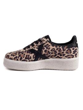 Zapatillas Munich Barru Sky 72 Animal Print Mujer