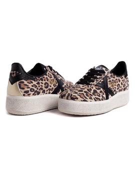 Zapatillas Munich Barru Sky 72 Animal Print Mujer