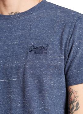 Camiseta Superdry Vintage Logo Azul para Hombre