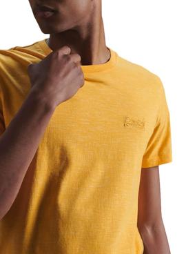 Camiseta Superdry Vintage Logo Ocre para Hombre