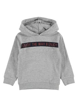 Sudadera Name It Nik Gris para Niño