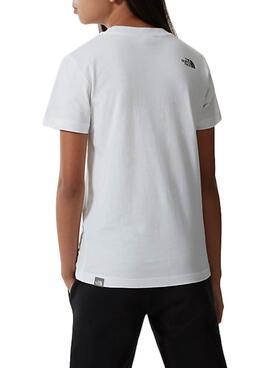 Camiseta The North Face Box Logo Blanco 