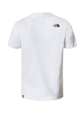 Camiseta The North Face Box Logo Blanco 