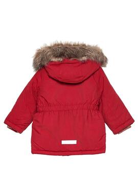 Parka Name It Mabe Rojo para Niña