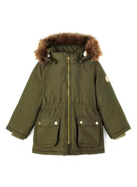 Parka Name It Mabe Verde para Niña