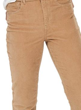 Pantalon Only Lemily Pana Beige Para Mujer