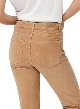 Pantalon Only Lemily Pana Beige Para Mujer