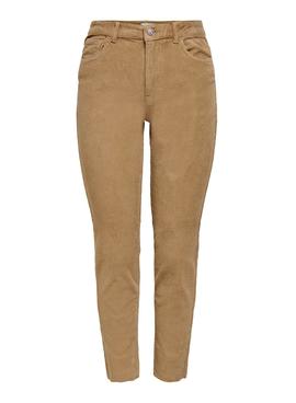 Pantalon Only Lemily Pana Beige Para Mujer