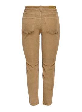 Pantalon Only Lemily Pana Beige Para Mujer