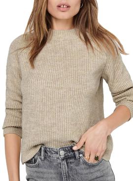 Jersey Only Jade Punto Beige Para Mujer