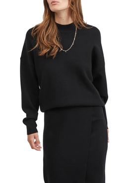 Jersey Vila Olivinja Knit High Neck Negro Mujer