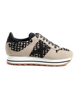 Zapatillas Munich Massana Sky 157 Beige Para Mujer