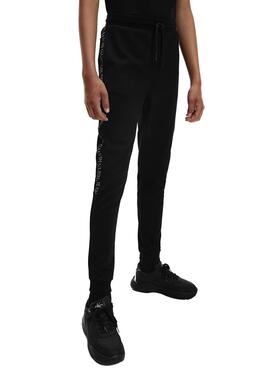 Pantalon Chandal Calvin Klein Punto Negro Niño