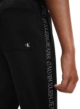 Pantalon Chandal Calvin Klein Punto Negro Niño