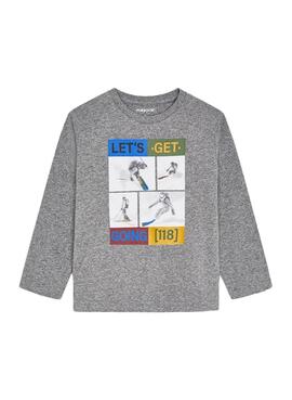 Camiseta Mayoral Sky Gris para Niño