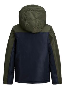 Cazadora Jack and Jones Faster Verde y Azul