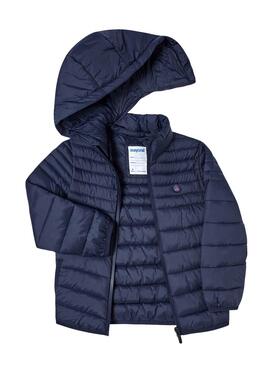 Chaqueton Mayoral Efecto Pluma Marino Para Niño