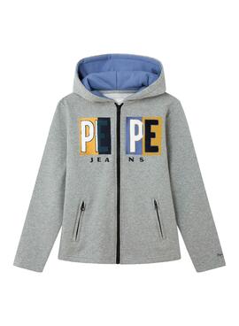 Chaqueta Pepe Jeans Joel Gris Para Niño