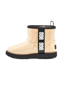 Botas UGG K Classic Clear Mini II Beige Para Kids