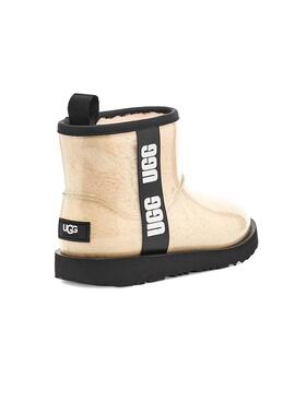 Botas UGG K Classic Clear Mini II Beige Para Kids