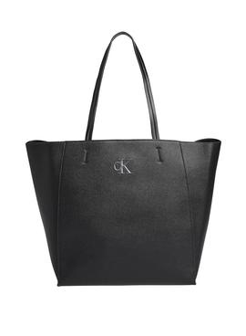 Bolso Calvin Klein Minimal Monogram Sho Negro