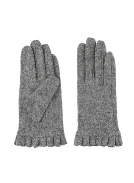 Guantes Pieces Fulvana Wool Box Gris