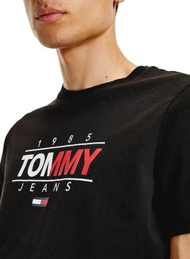 Camiseta Tommy Jeans Essential Graphic Negro 