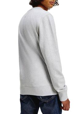 Sudadera Tommy Jeans Entry Graphic Gris Hombre