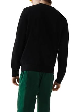 Sudadera Lacoste Tricot Negra Para Hombre