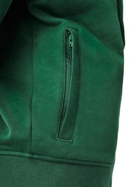 Sudadera Lacoste Sport Verde Cremallera Hombre