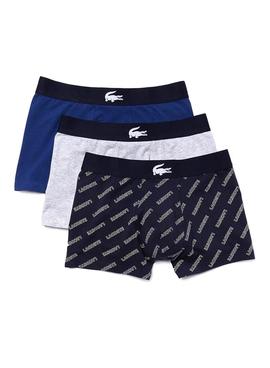 Pack 3 Calzoncillos Lacoste Boxer 