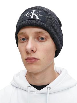 Gorro Calvin Klein Beanie Pcx Gris Para Hombre