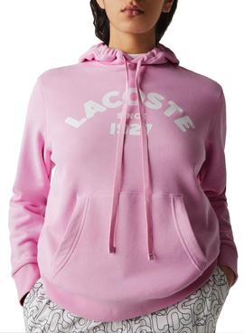 Sudadera Lacoste Tremiere Rosa Para Mujer