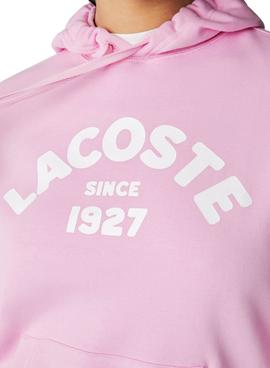 Sudadera Lacoste Tremiere Rosa Para Mujer