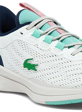 Zapatillas Lacoste Run Spin Blanco Para Mujer