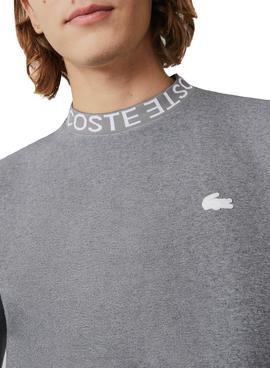 Sudadera Lacoste Mine Gris Para Hombre