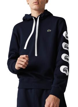 Sudadera Lacoste Marino Para Hombre