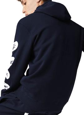 Sudadera Lacoste Marino Para Hombre