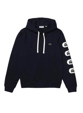 Sudadera Lacoste Marino Para Hombre