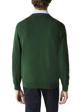 Sudadera Lacoste Tricot Verde Para Hombre